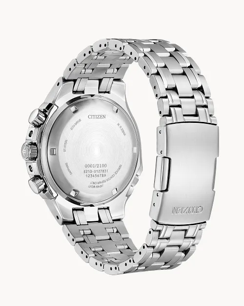 Caliber 2100 Silver Tone Dial Stainless Steel Bracelet AV0090 50A CITIZEN